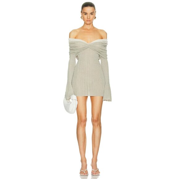 Aya Muse Tahuya Dress Dove Gray - Picture 1 of 6